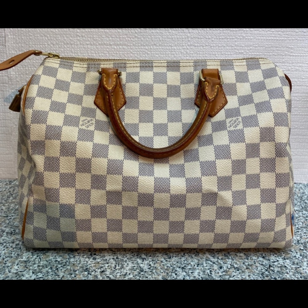 Louis Vuitton Speedy 30 Damier Azur